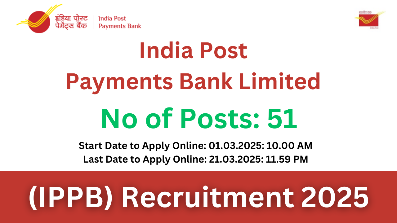 India Post Payments Bank Limited (IPPB) Recruitment 2025