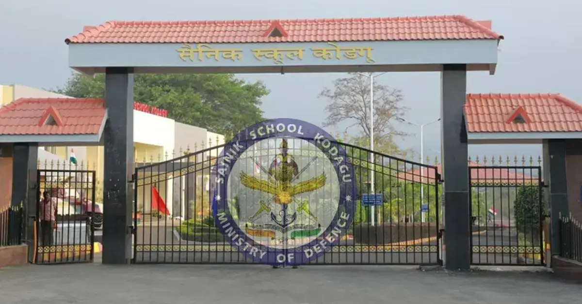 Sainik School Kodagu Recruitment