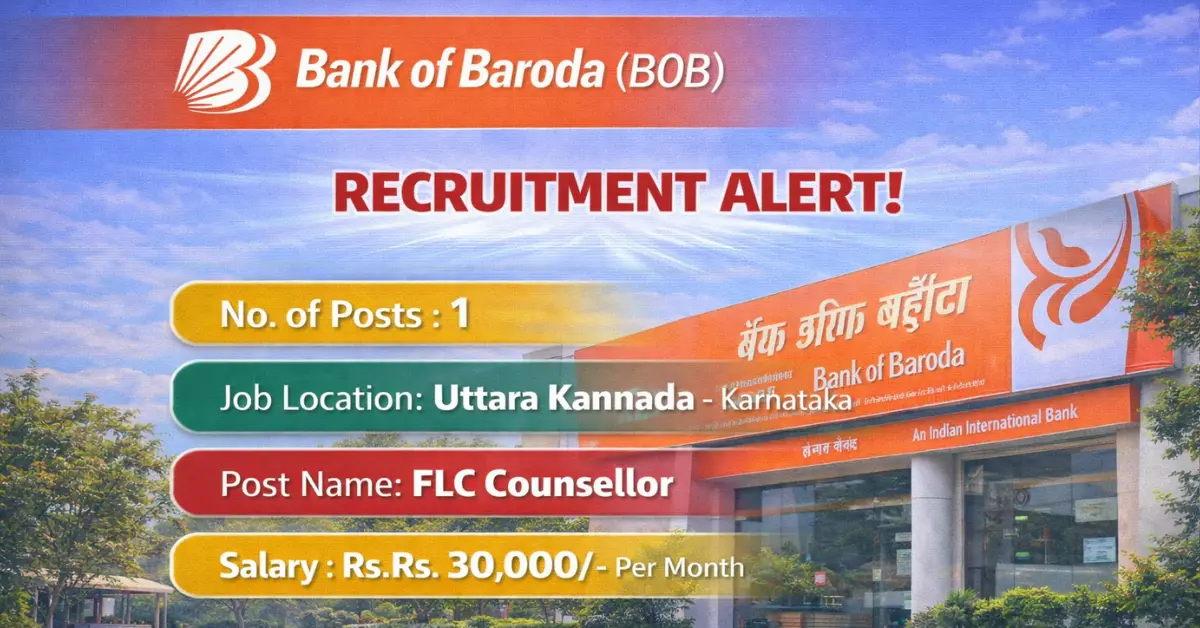 BOB FLC Counsellor Recruitment 1