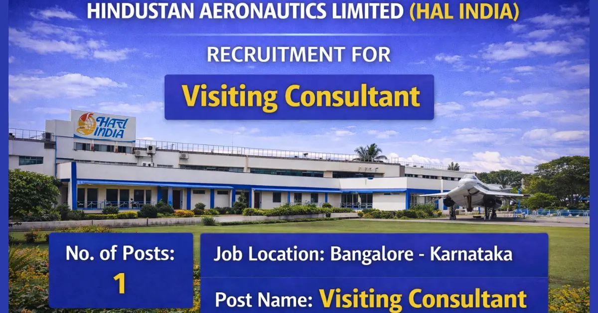 HAL Visiting Consultant Recruitment 2