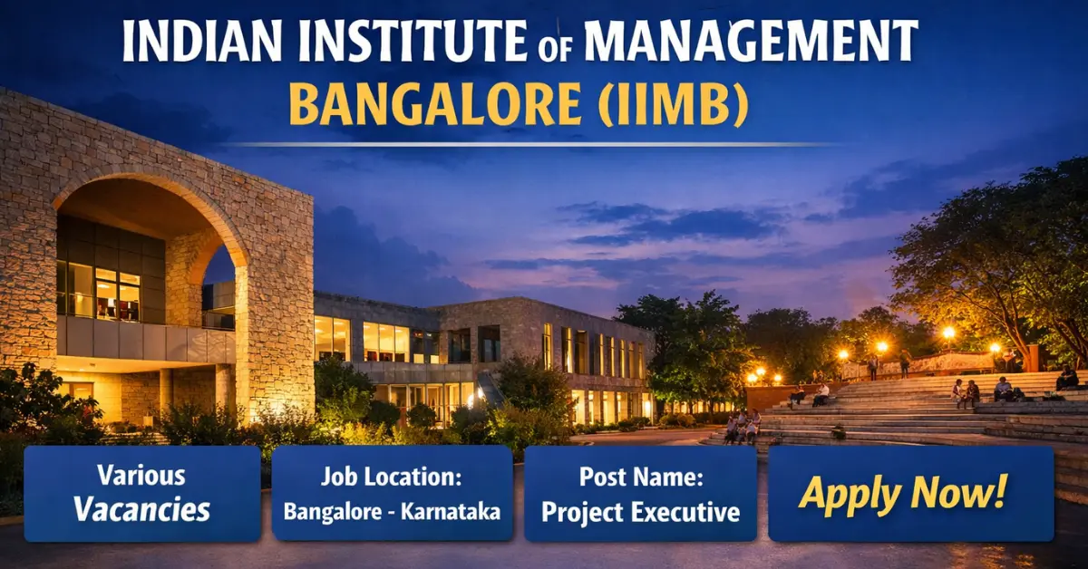 IIMB Project Executive Recruitment