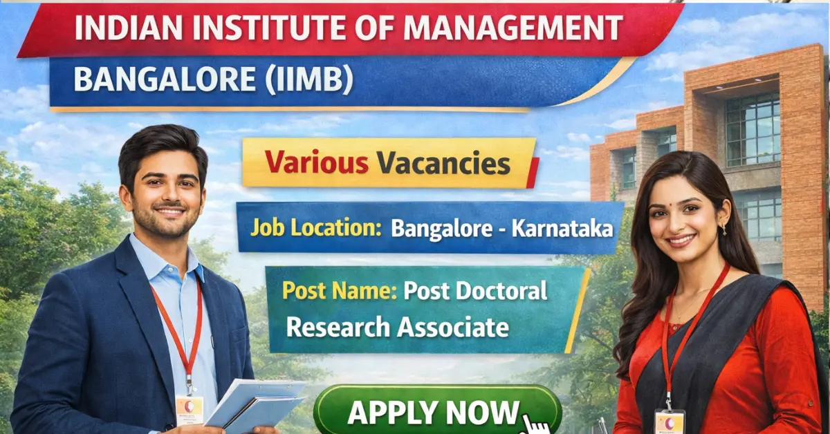 IIMB ost Doctoral Research Associate Recruitment