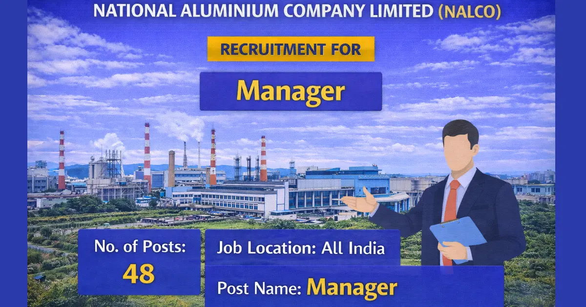 NALCO Manager Recruitment 1