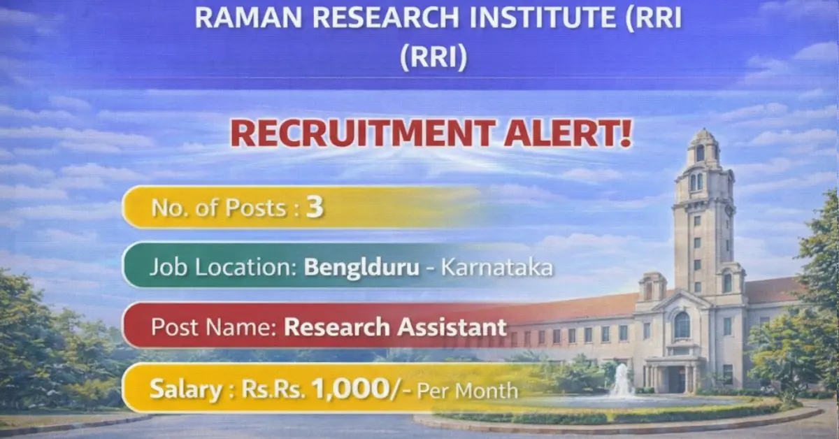 RRI RA Recruitment