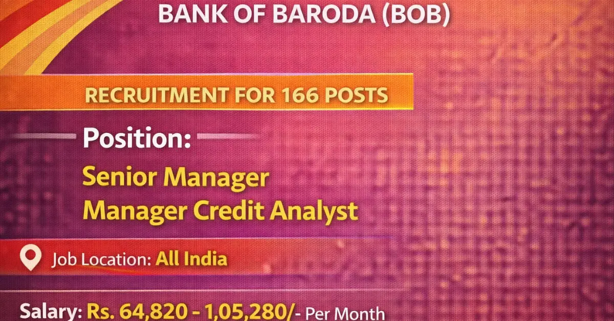 BOB Recruitment