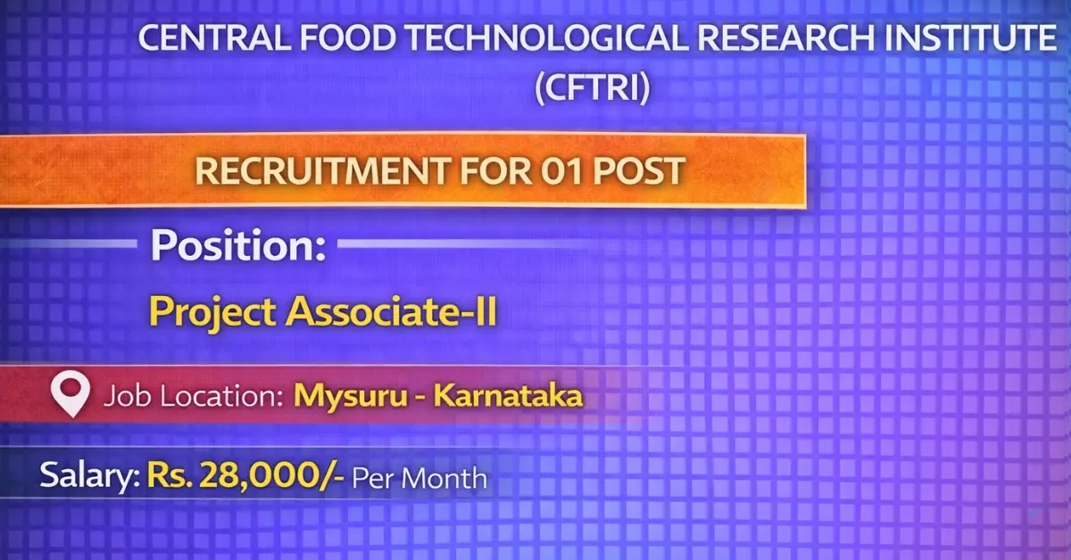 CFTRI Recruitment