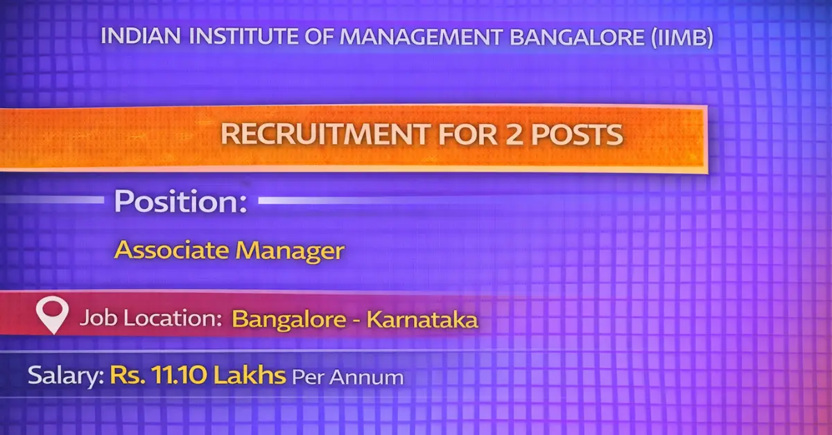 IIMB Recruitment 3
