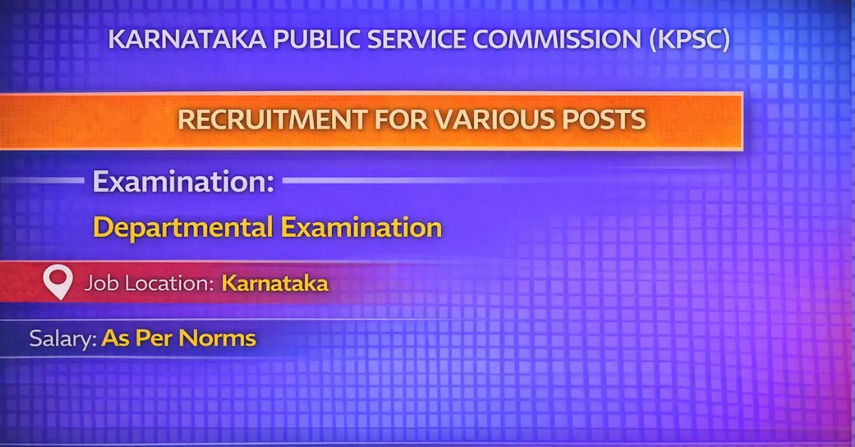 KPSC Recruitment