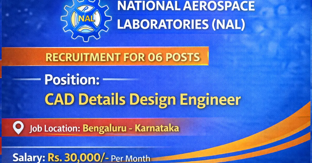 NAL Recruitment 2026