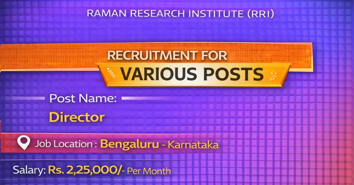 RRI Recruitment