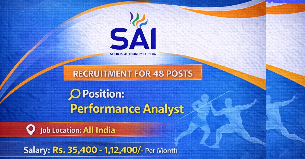Sports Authority of India Recruitment 1