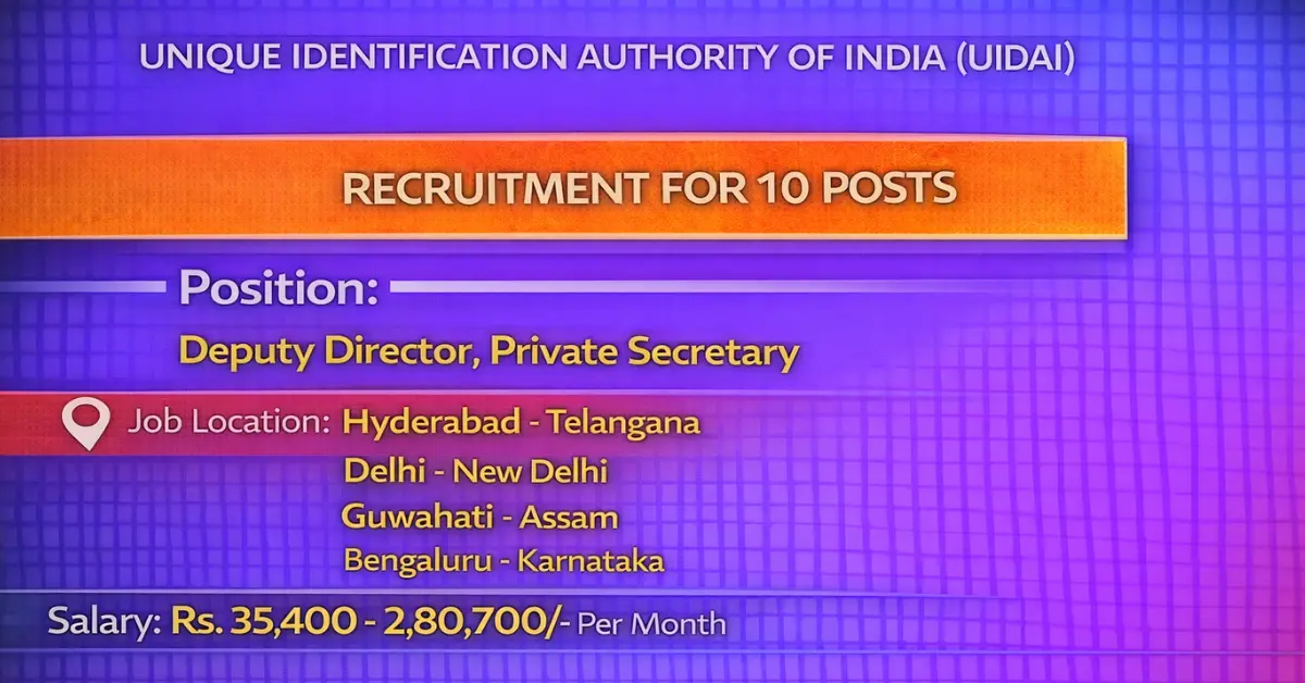 UIDAI Recruitment