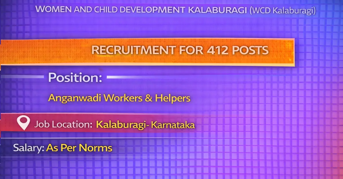 WCD Kalaburagi Recruitment