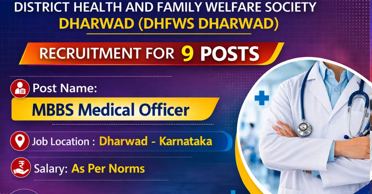 DHFWS Dharwad Recruitment