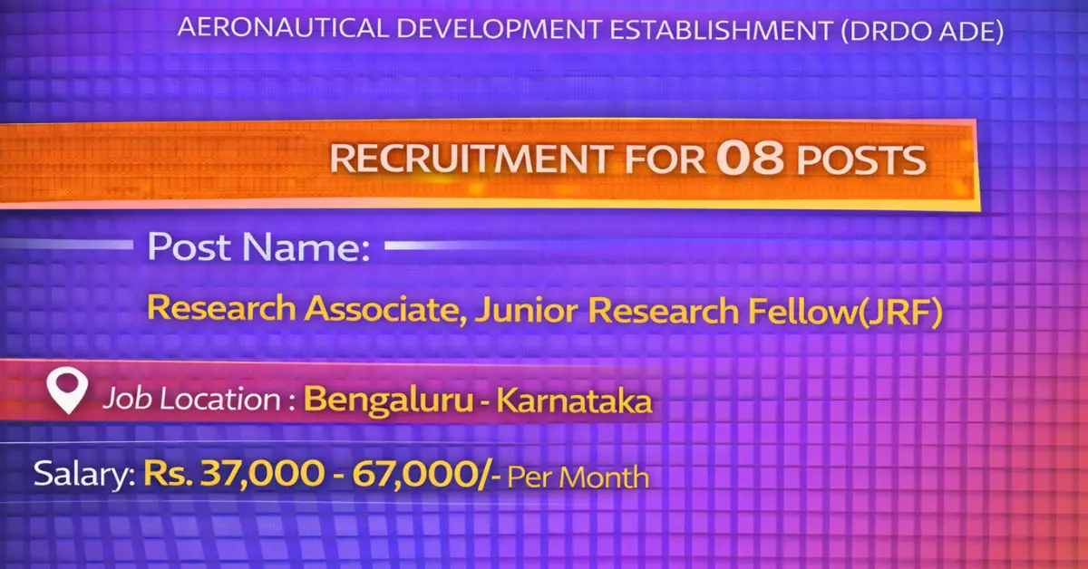 DRDO ADE Recruitment