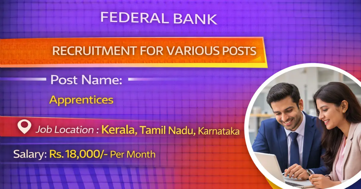 Federal Bank Recruitment