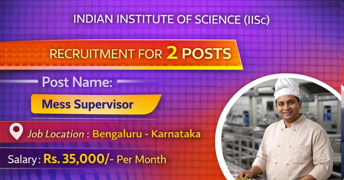 IISc Recruitment
