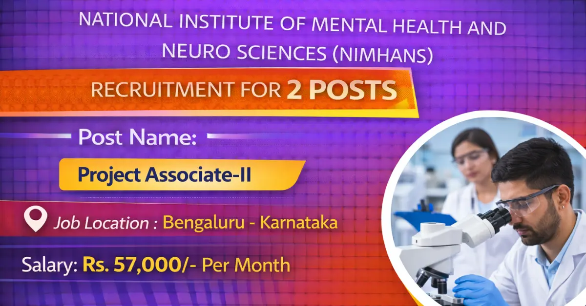 NIMHANS Recruitment 2