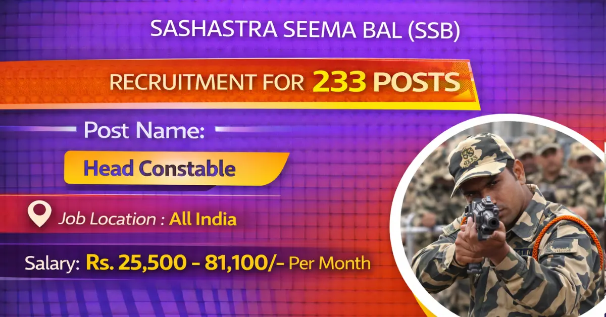 SBB Recruitment 2026